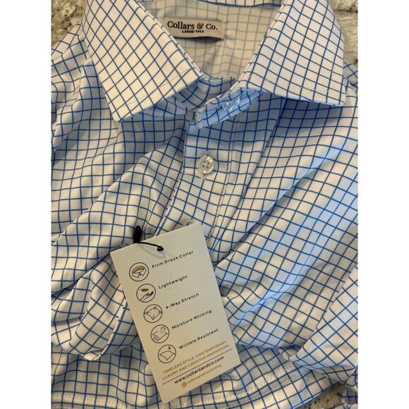 Collars & Co Original Dress Collar Polo Tall Large - Picture 3 of 5